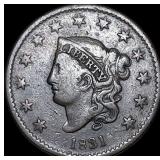 1831 Coronet Head Large Cent LIGHTLY CIRCULATED