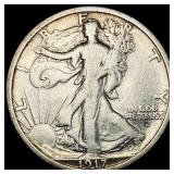 1917 Walking Liberty Half Dollar LIGHTLY CIRCULATE