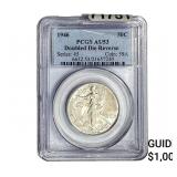 1946 Walking Liberty Half Dollar PCGS AU53 Doubled
