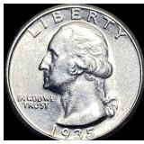 1935 Silver Washington Quarter UNCIRCULATED