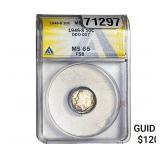 1946-S Roosevelt Dime ANACS MS65 FSB