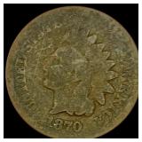 1870 Indian Head Cent NICELY CIRCULATED