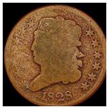 1828 Classic Head Half Cent NICELY CIRCULATED