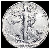 1920 Silver Half Dollar Walking Liberty NEARLY UNC