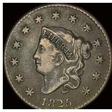 1825 Coronet Head Large Cent NEARLY  UNCIRCULATED