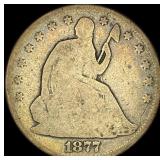 1877 Seated Liberty Half Dollar NICELY  CIRCULATE