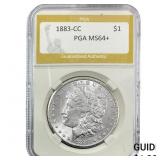 1883-CC Morgan Silver Dollar PGA MS64+