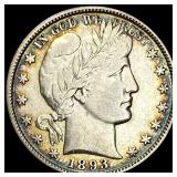1893 Barber Half Dollar LIGHTLY CIRCULATED