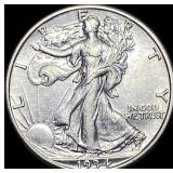 1934-S Silver Half Dollar Walking Liberty CLOSELY