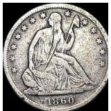 1860-S Silver Half Dollar NICELY CIRCULATED