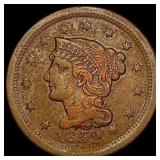 1852 Braided Hair Large Cent CLOSELY UNCIRCULATED