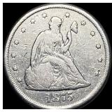 1875-CC Silver Twenty Cents NICELY CIRCULATED