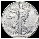 1918-S Silver Walking Liberty Half Dollar NEARLY U