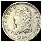 1836 Capped Bust Half Dime CLOSELY UNCIRCULATED