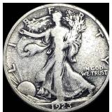 1923-S Silver Walking Liberty Half Dollar LIGHTLY