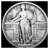 1917 Type 1 Standing Liberty Quarter LIGHTLY CIRCU