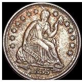 1855 Seated Liberty Half Dime CLOSELY  UNCIRCULAT