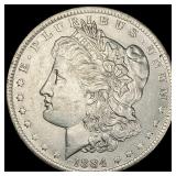 1884 Silver Morgan Dollar CHOICE AU