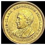 1905 Lewis and Clark Gold Dollar CLOSELY UNCIRCULA