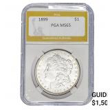 1899 Morgan Silver Dollar PGA MS65