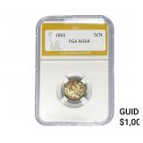 1865 Nickel Three Cent PGA MS64