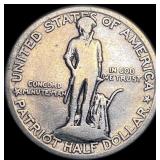 1925 Silver Lexington-Concord Half Dollar NICELY C