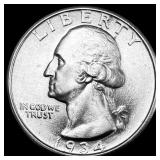1934-D Silver Washington Quarter CHOICE BU