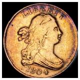 1804 Copper Half Cent HIGH GRADE