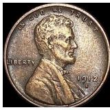 1912-S Lincoln Wheat Cent NEARLY UNCIRCULATED