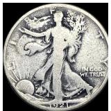 1921 Silver Walking Liberty Half Dollar NICELY CIR