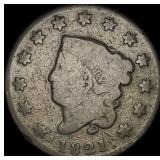 1821 Large Cent LIGHTLY CIRCULATED
