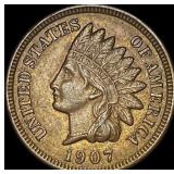 1907 Indian Head Cent CLOSELY UNCIRCULATED