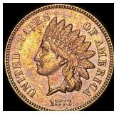 1873 Indian Head Cent CLOSELY UNCIRCULATED