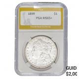 1899 Morgan Silver Dollar PGA MS65+