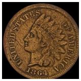 1864-L Indian Head Cent CLOSELY UNCIRCULATED