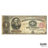 1891 $1 Treasury Large Note Red Seal