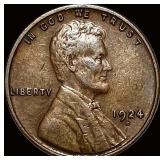 1924-D Lincoln Wheat Cent NEARLY UNCIRCULATED