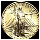 1/10 oz Gold American Eagle $5 SUPERB GEM BU