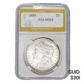 1889 Morgan Silver Dollar PGA MS64
