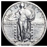 1920-D Silver Standing Liberty Quarter CLOSELY UNC
