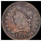 1809 Classic Head Half Cent NICELY CIRCULATED