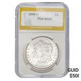 1899-O Morgan Silver Dollar PGA MS65