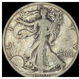1929-S Silver Walking Liberty Half Dollar LIGHTLY