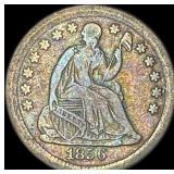 1856 Seated Liberty Half Dime LIGHTLY CIRCULATED