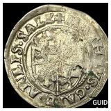 1300-1450 Salzburg Silver Groshen CLOSELY UNCIRCUL
