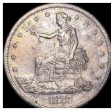 1877-S Silver Trade Dollar NEARLY UNCIRCULATED