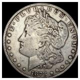 1878 Silver Morgan Dollar NEARLY UNCIRCULATED