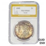 1888 Morgan Silver Dollar PGA MS64