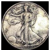 1920-S Silver Walking Liberty Half Dollar NEARLY U