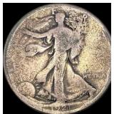 1921-S Silver Walking Liberty Half Dollar NICELY C